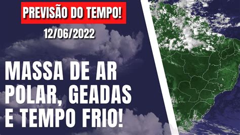 Domingo Massa De Ar Porlar Geadas Ciclone E Tempo Frio Previ O