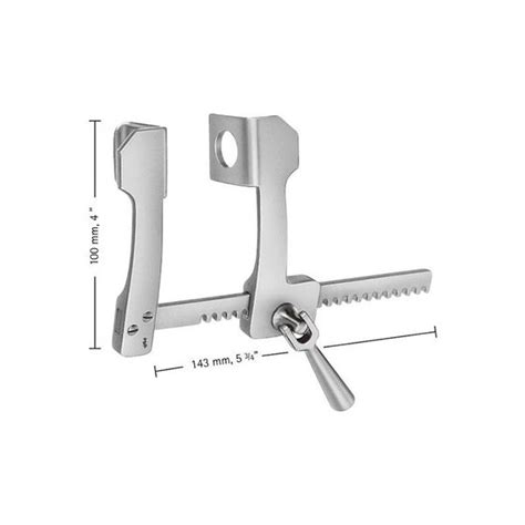 【アスクル】ビー・ブラウンエースクラップ 肋骨開胸器 フィノシエット アルミ製ブレード 28×30mm Fc041a ナビス品番：64