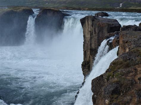 Zdj Cia P Nocna Islandia Godafoss Uj Cie Islandia