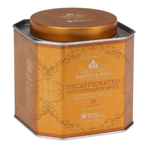 Harney And Sons Decaf Hot Cinnamon Spice 30 Sachet Tin Walmart