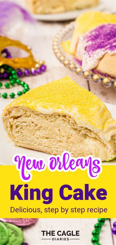 New Orleans King Cake Dessert Recipe King Cake Recipe King Cake