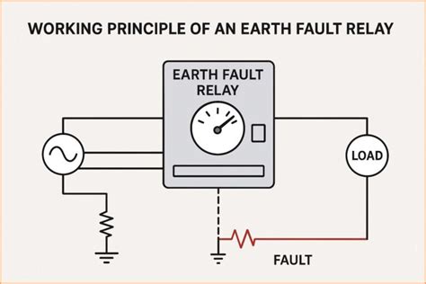 working principle   earth fault relay   protects electrical
