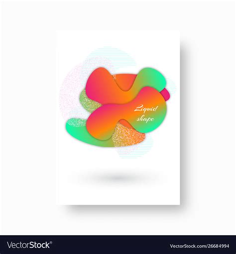 Geometric shapes with gradient Royalty Free Vector Image