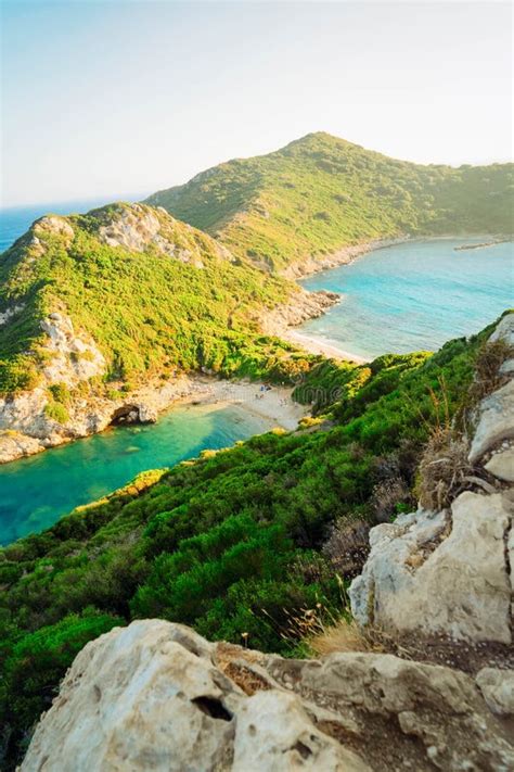 Timoni Beach On Korfu Greece Stock Photo Image Of Greek Beautiful