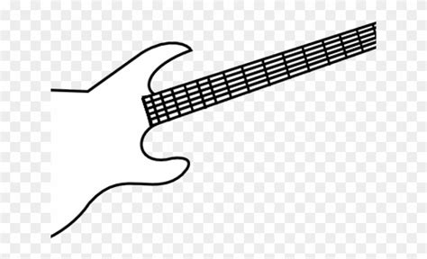 Guitar Clipart Outline - Electric Guitar Clip Art, HD Png Download ...