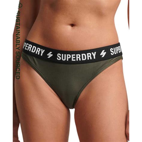 Superdry Code Elastic NH Bikini Bottom Green Dressinn