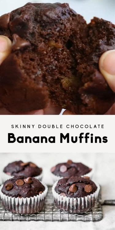 Healthy Double Chocolate Banana Muffins Artofit