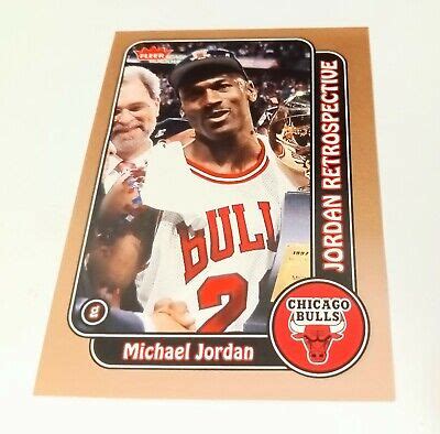 Michael Jordan Fleer Retrospective Nba Basketball Insert Card