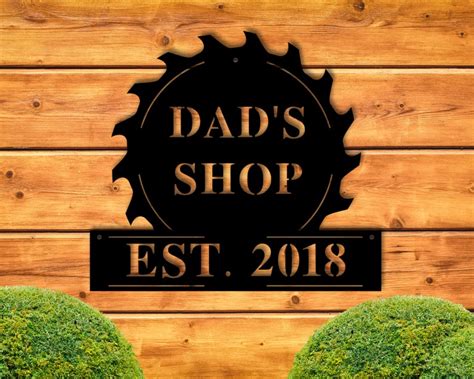 Papas Workshop Sign Fathers Day Gift For Grandpa Papa S Etsy