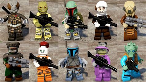 LEGO Star Wars The Skywalker Saga All Bounty Hunter Characters