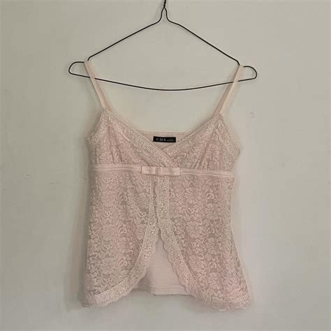 Pink Lace Cami Sourced From Japan Best Fits Depop