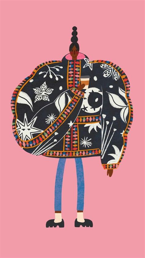 FARM Rio Colorful Puffer Jackets Illustration By Nereida Estudio