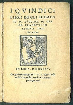 I Quindici Libri Degli Elementi Di Euclide Di Greco Tradotti In Lingua