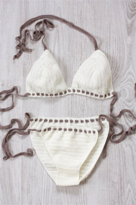 Crochet Bikini Sexy Crochet Swimsuit Crochet Bikini Set Brazilian Bikini Crochet Bathing