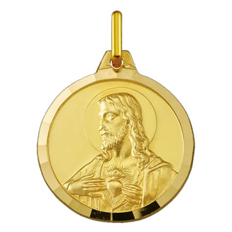 Médaille Scapulaire du Mont Carmel Or jaune 750 Argyor