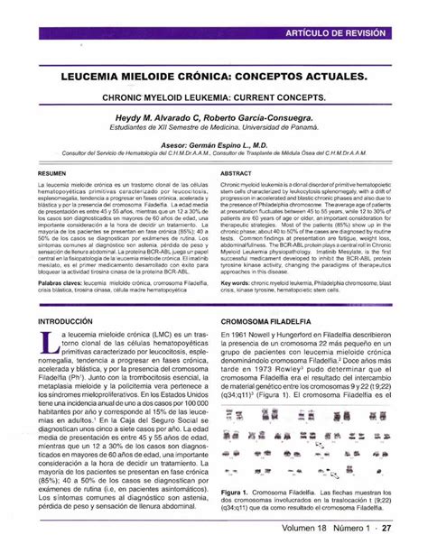 Pdf Leucemia Mieloide Cr Nica Conceptos Pdf Filemedia De