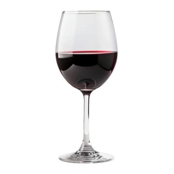 Elegante Copo Sinuoso De Vinho Tinto Sem R Tulo Em Um Isolado Png