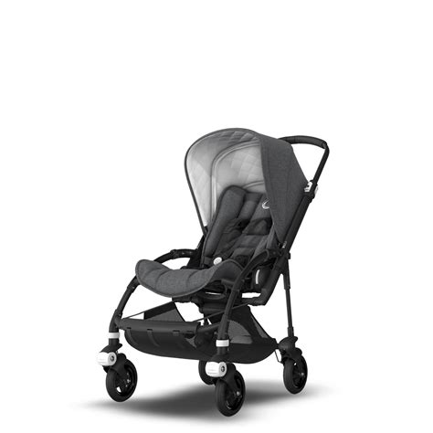 Bugaboo Bee 5 complete pushchair classic collection grey mélange sun ...