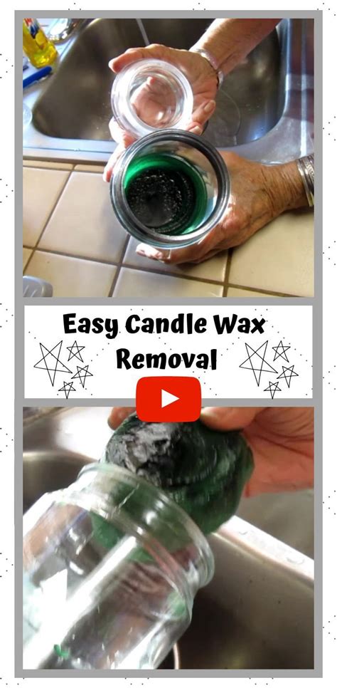 Easily Remove Candle Wax With This Trick Re Purpose All Your Glass