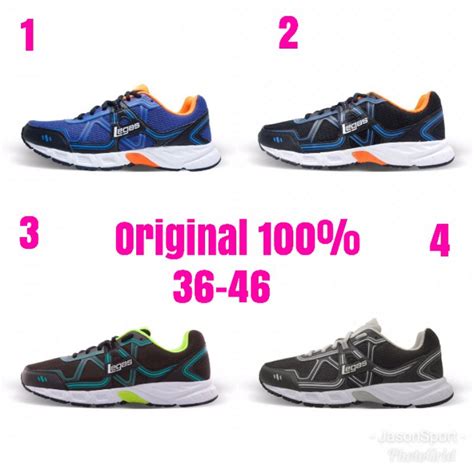 Jual Sepatu League Legas Lari Pria Strakto La M Running Shoes Cowo