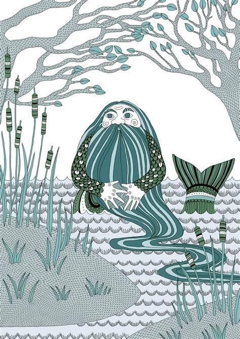 Простой рисунок водяного (44 фото)