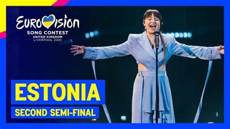 Alika Bridges Estonia 🇪🇪 Second Semi Final Eurovision 2023