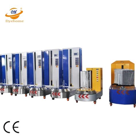 Buy Automatic Airport Stretch Wrapping Machine Baggage Wrap Machine