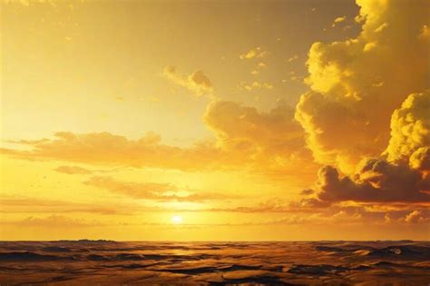 Premium Photo | Yellow Sky Background Sunset Sky Background Yellow Sky ...