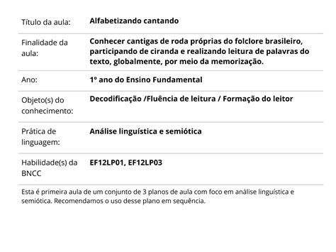 APOSTILA CANTIGAS ATIVIDADES DE ALFABETIZAÇÃO E ÁUDIOS 1º ANO