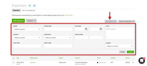 Using Expenses Zistemo Knowledge Base