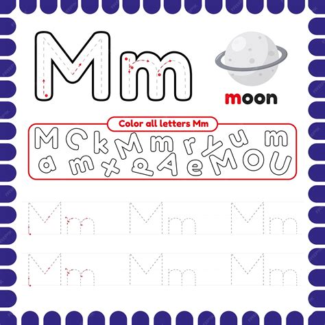 letter  tracing worksheet