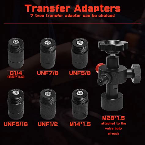 Yfixtool Hydraulic Nitrogen Accumulator Charging Kit Nitrogen Fill Kit