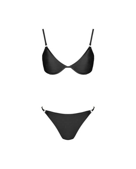 Movom Raven Underwire String Bikini In Black Lyst Uk