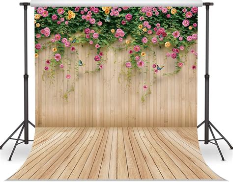 Wolada 8x8ft Flower Wall Backdrop Spring Backdrop Spring