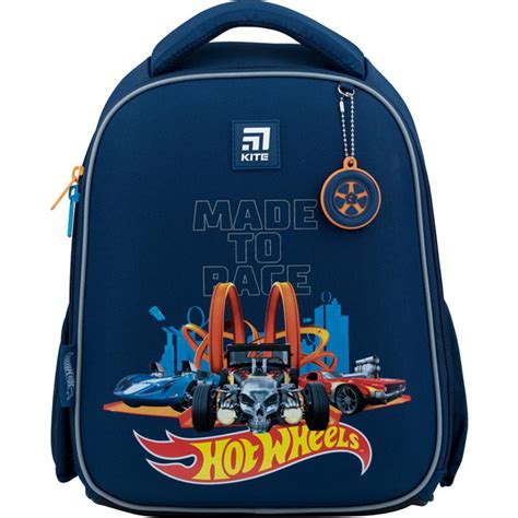 ᐉ Рюкзак школьный для начальной школы для мальчиков KITE Education Hot Wheels HW S