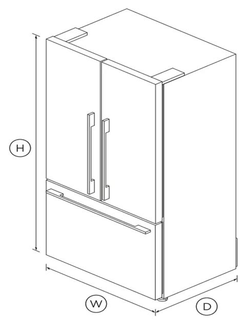 Fisher Paykel Rs A J N Inch Integrated French Door Refrigerator