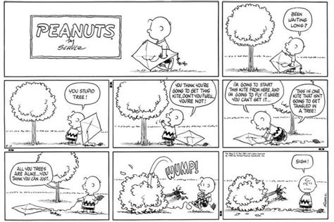 10 Funniest Peanuts Comics Where Charlie Brown Takes On The Kite Eating Tree