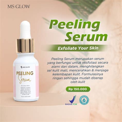 Jual Peeling Serum Ms Glow Shopee Indonesia