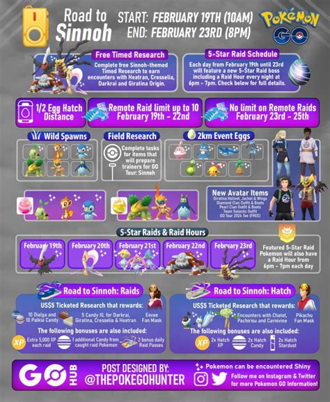 Pok Mon Go Road To Sinnoh Complete Event Guide Pok Mon Go Hub