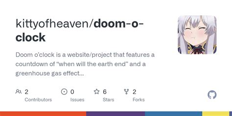 GitHub - kittyofheaven/doom-o-clock: Doom o’clock is a website/project ...