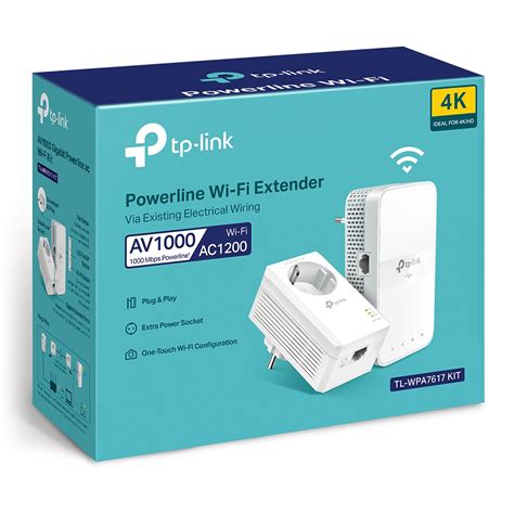 Tl Wpa Kit Ac Av Gigabit Wlan Powerline Adapter Kit Mit