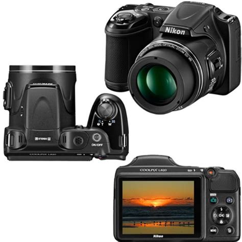 Nikon Coolpix L820 16 Mp Digital Camera With 30x Zoom Black 4 Aa