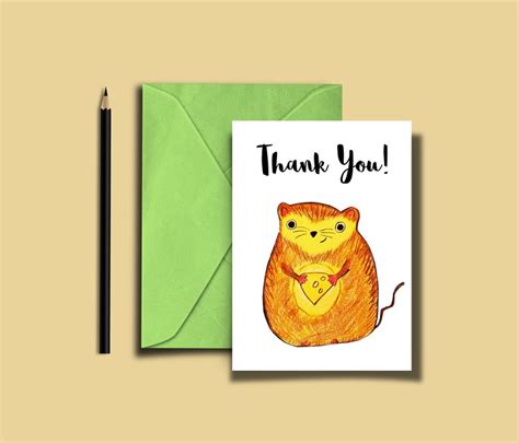 Funny Thank You Card Printable Thank You Card Digital - Etsy