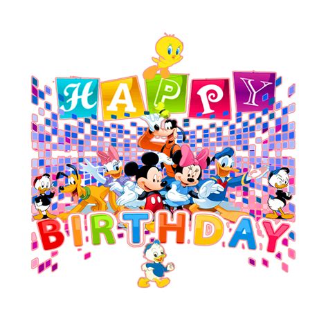 Disney Birthday Characters SVG Different Kinds Disney - Etsy