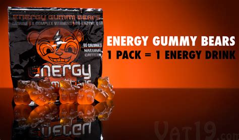 Energy Gummy Bears Energy Fueled Gummi Candy