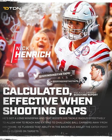 The Draft Network On Twitter Nebraska LB Nick Henrich Has Above