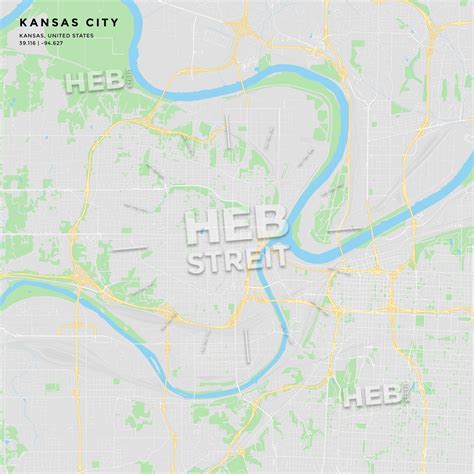 Kansas City Map Printable - My Maps