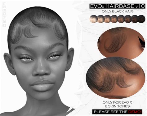 Second Life Marketplace [leronso] Hairbase V10 For Lelutka Evo X Demo