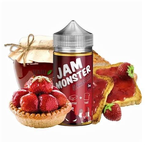 Jam Monster Strawberry 100ml Vape Perth