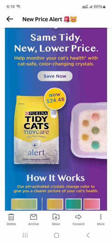 Tidy Cats Tidy Care Alert Litter With Silica Crystals Lbs Petco